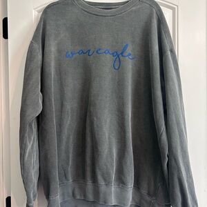 Comfort Colors Gray Sweat Shirt “War Eagle”